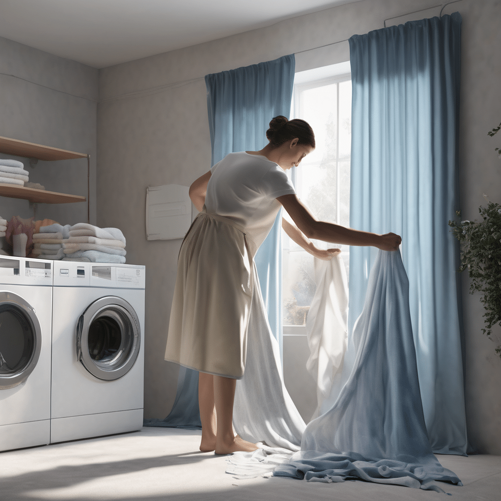 Cómo lavar cortinas en lavandería y tintorería