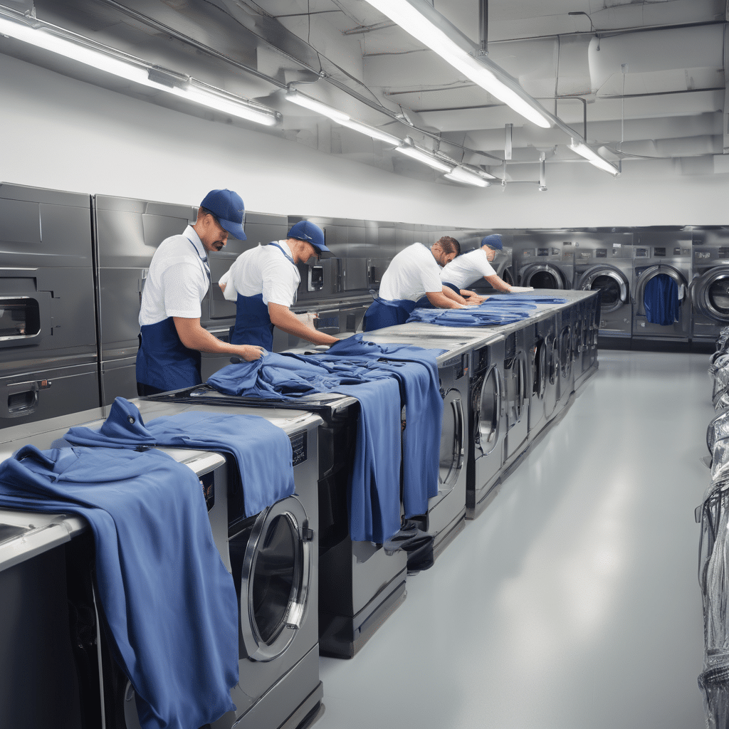 Cuidado de ropa laboral en lavanderías y tintorerías