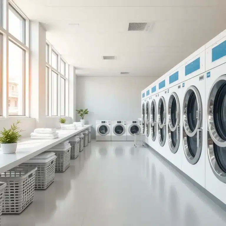 Lavanderia Industrial Margü en La Colorada, Navia